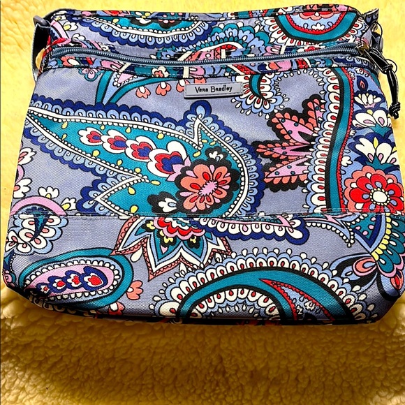 Vera Bradley Handbags - Vera Bradley Blue Paisley Women's Crossbody Bag